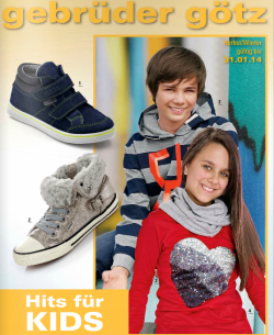 Каталог детской обуви Gebrueder Gotz осень-зима 2013/2014 - модная и практичная обувь для детей европейского качества от ведущих мировых производителей.