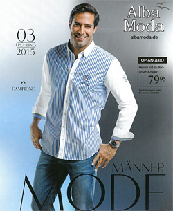Альба мода представляет каталог полностью посвященный мужской моде.