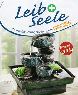 Каталог Leib seele от концерна Bader - товары на тему здоровья, красоты и хорошего самочувствия!