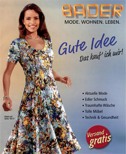 Каталог Bader Gute Idee - одежда для людей старше 50 лет. Классические актуальные модели для мужчин и женщин.
