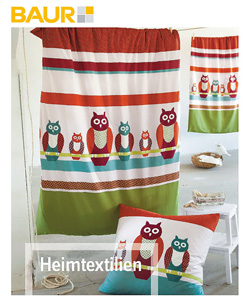 Текстильный каталог Baur Heimtextilien - все для создания комфортной и уютной обстановки дома.