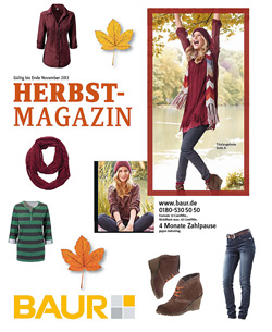 Baur Herbst-Magazin - уникальный каталог женской и мужской одежды последних модных тендеций.