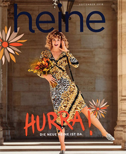 Heine каталог одежды 2018. Мужская и женская коллекции одежды для офиса и отдыха, вечерние платья, изысканная обувь.