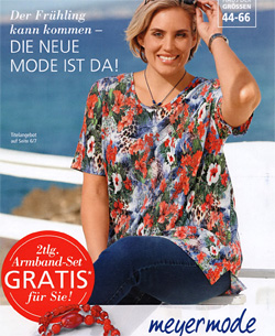 Каталог Meyer Mode - одежда больших размеров для женщин среднего возраста.
