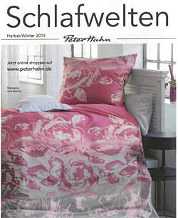 Каталог Peter Hahn Schlafwelten предлагает потрясающего качества текстиль для дома.