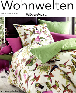 Каталог Peter Hahn Wohnwelten предлагает потрясающего качества текстиль для дома.